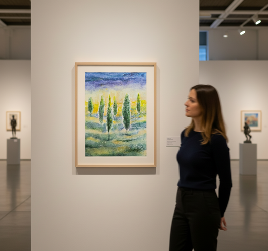 Nature’s Whisper Original Abstract Landscape Painting