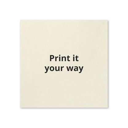 Custom Print Paper Napkins — Personalized Cocktail Napkins