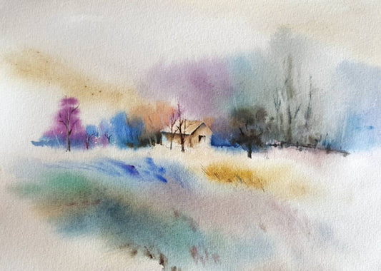 A Distant Heaven | Mixed Media Resin Artwork  | Original Painting