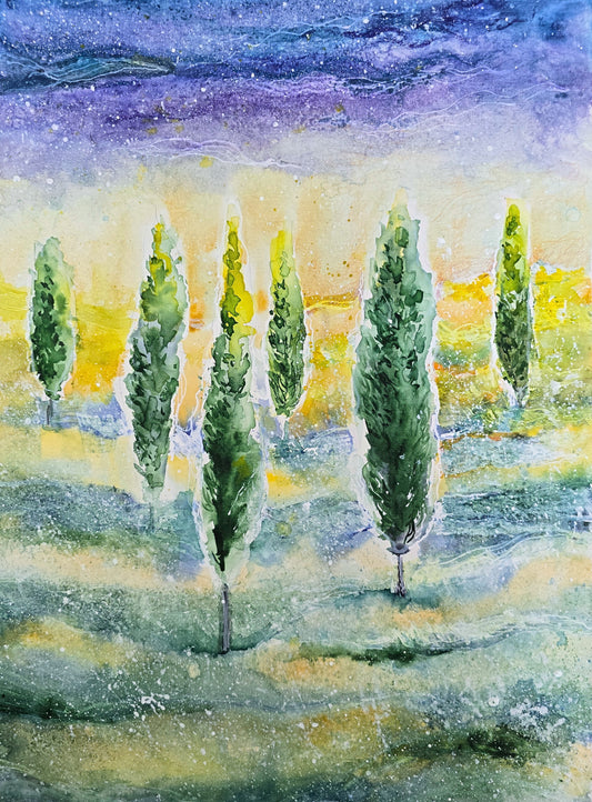 Nature’s Whisper Original Abstract Landscape Painting