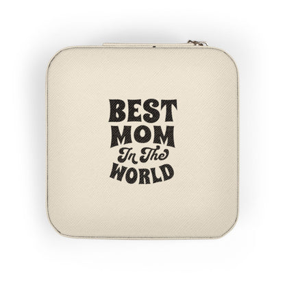 Jewelry Travel Case — 'Best Mom in the World' Compact Organizer
