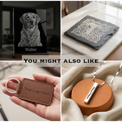Personalized Laser-Engraved Jewelry | Custom Name, Date & Coordinate Pieces