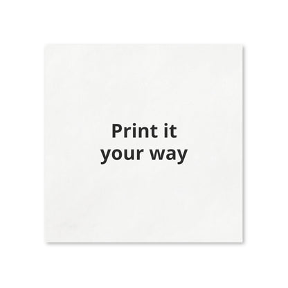 Custom Print Paper Napkins — Personalized Cocktail Napkins