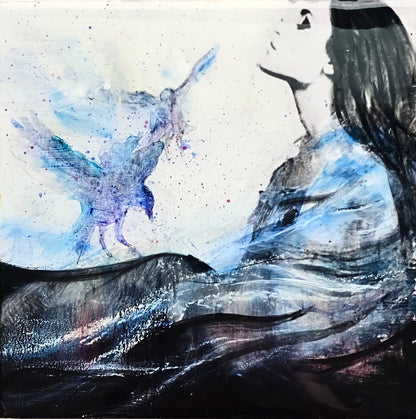 Sovereign | Mixed Media Resin Artwork  | Original Painting