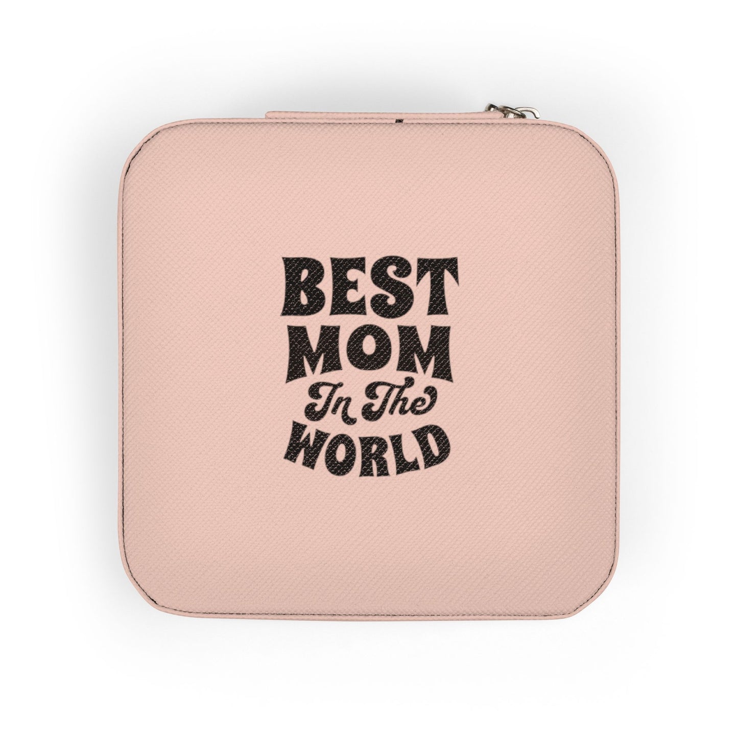 Jewelry Travel Case — 'Best Mom in the World' Compact Organizer