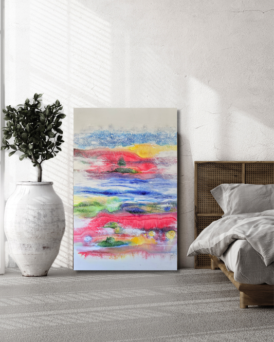 Nature’s Whisper  Original Abstract Landscape Painting