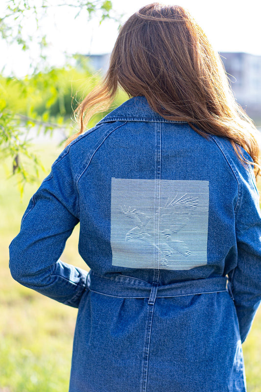 3D Eagle Iron-On | Striking Bird Art Transfer for Clothing & Accessories | Bold Wearable Art Gift for Nature & Freedom Lovers