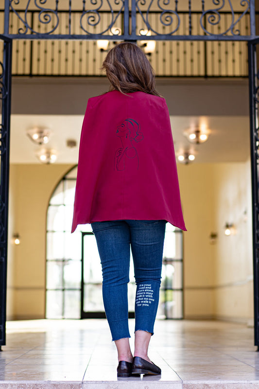One-Liner Painting Iron-On | Minimalist Single-Stroke Art Transfer for Fabric | Elegant Wearable Art Gift for Modern Art Lovers