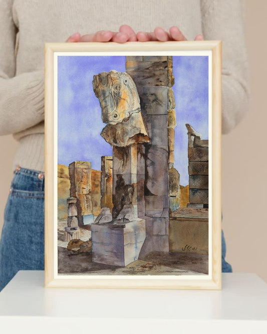Takht-e-Jamshid - Fine Art Print on Arches Paper