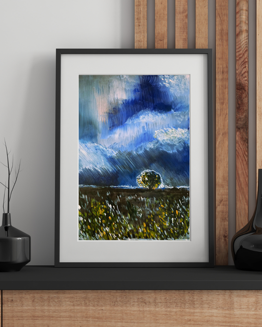 The Quite Before Storms Acrylic Painting