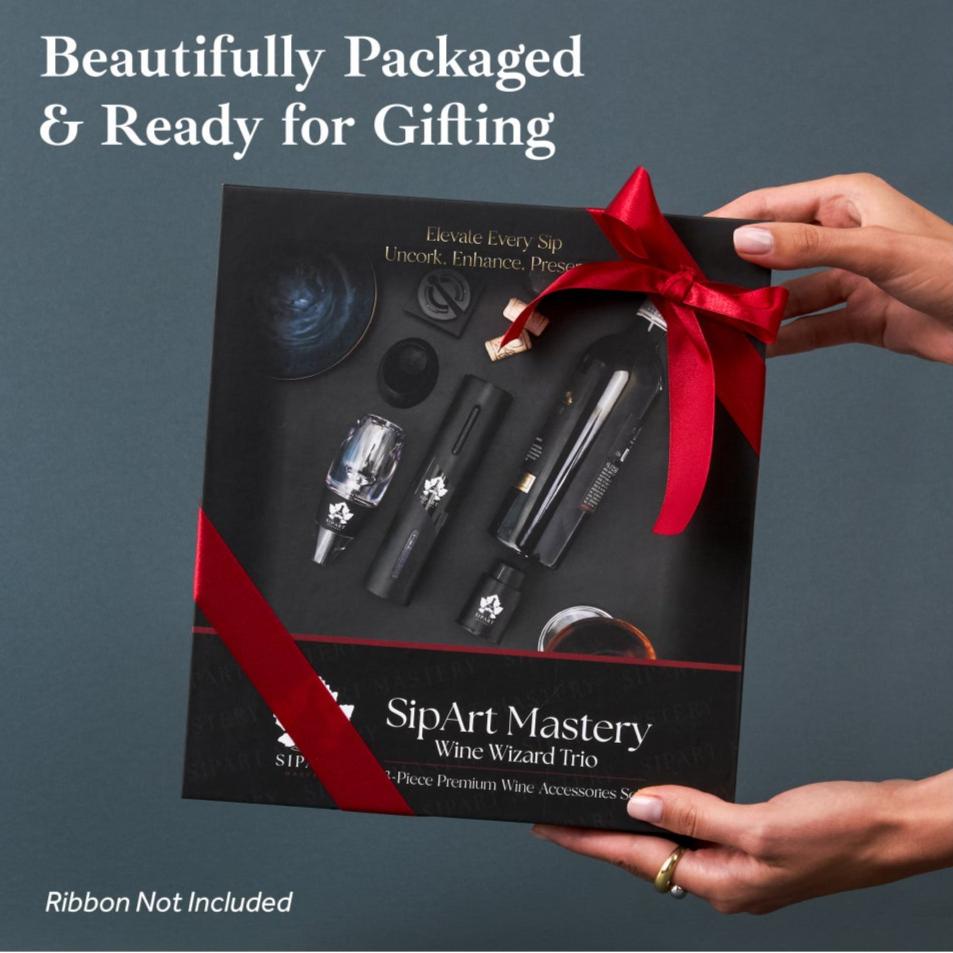 Premium wine gift set with opener