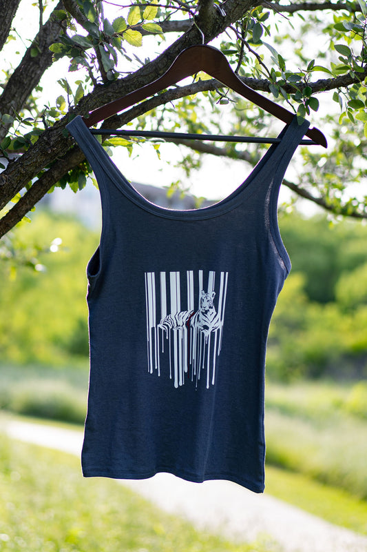 Tiger Iron-On | Bold Wild Cat Art Transfer for Clothing & Accessories | Fierce Wearable Art Gift for Animal Lovers