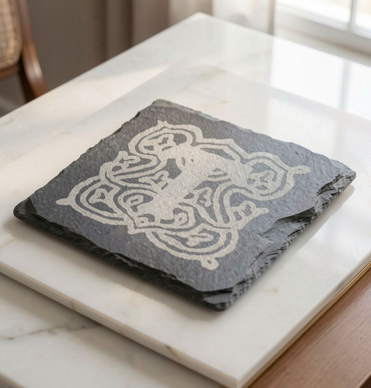 Custom Engraved Slate Coaster