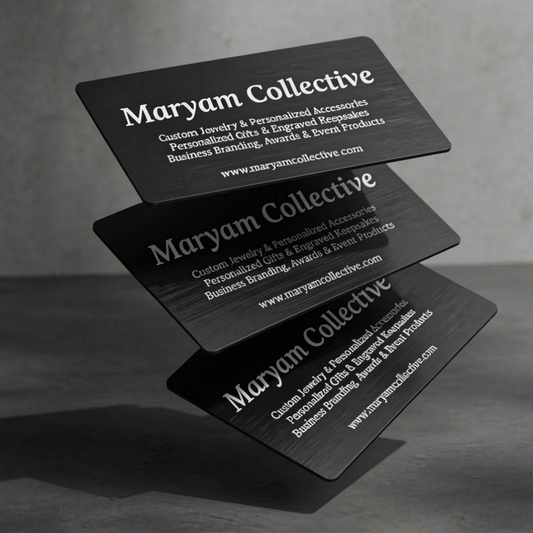 Personalized Metal Laser Engraved Business Cards