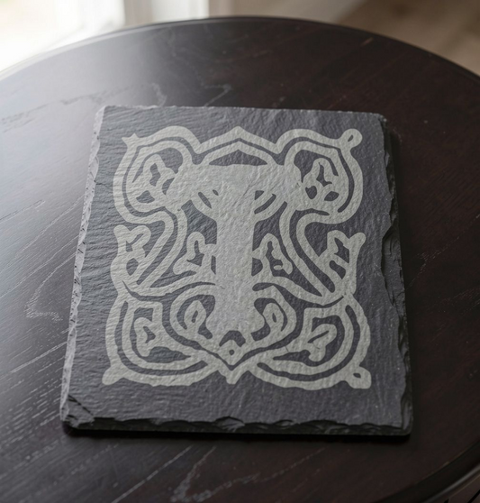 Custom Engraved Slate Coaster