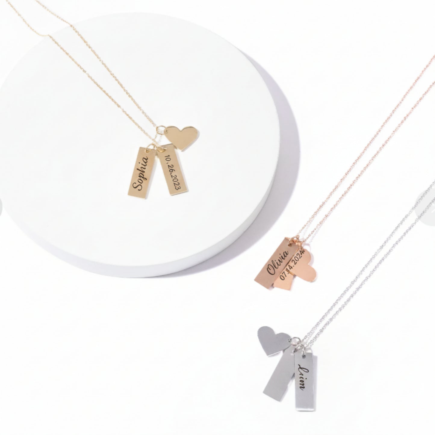 Personalized Laser-Engraved Jewelry