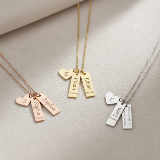 Personalized Laser-Engraved Jewelry