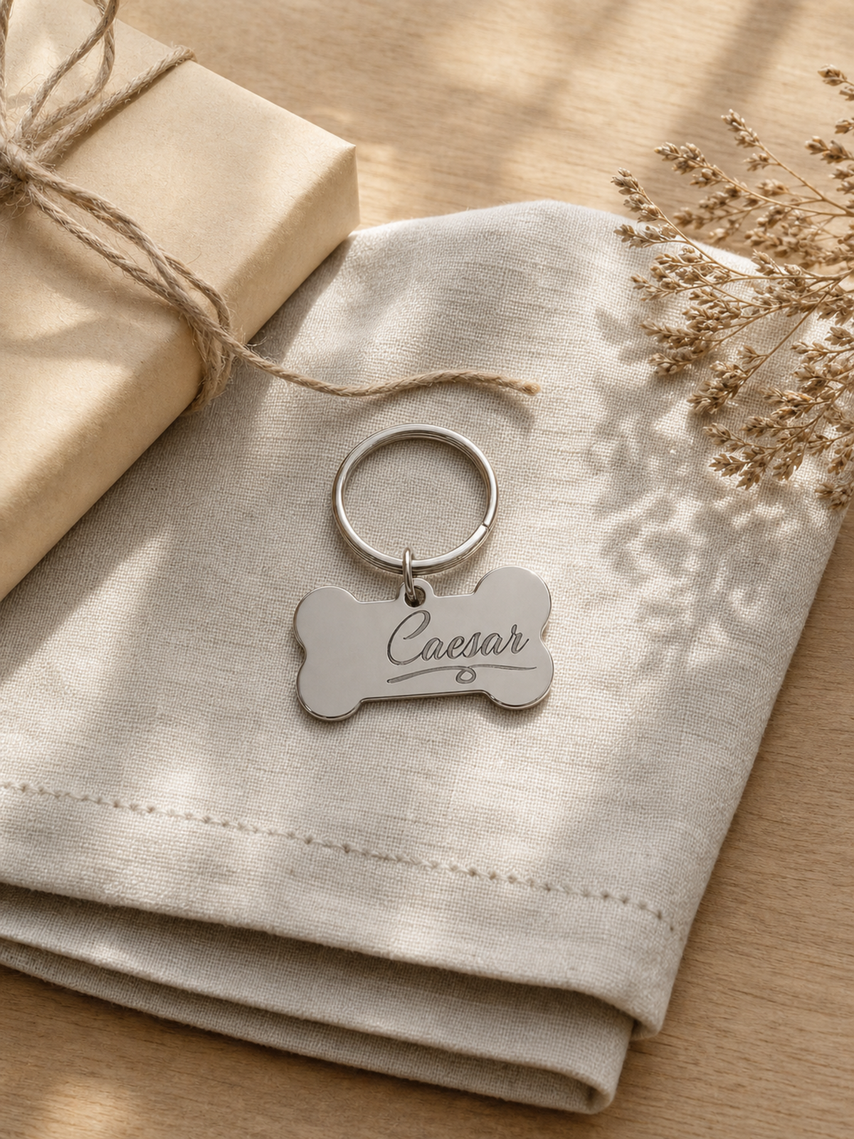 Custom Stainless Steel Dog Tag – Personalized Pet ID Tag
