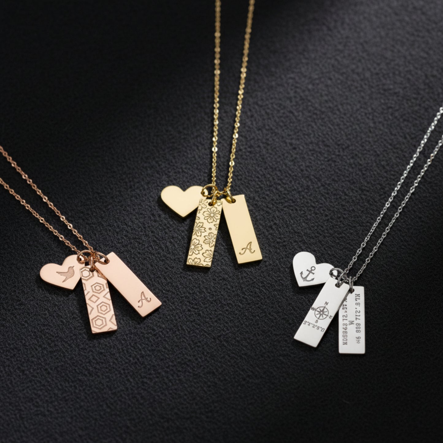 Personalized Laser-Engraved Jewelry