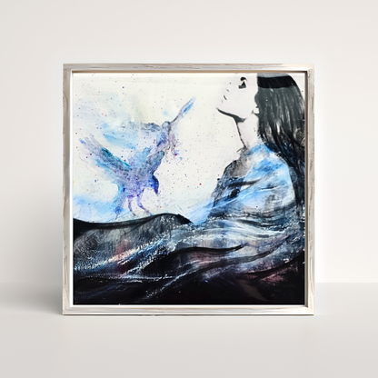 Sovereign | Mixed Media Resin Artwork  | Original Painting