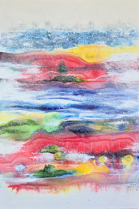 Nature’s Whisper  Original Abstract Landscape Painting