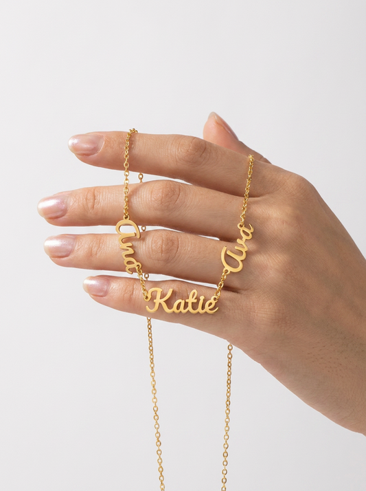 Personalized Multiple Name Necklace
