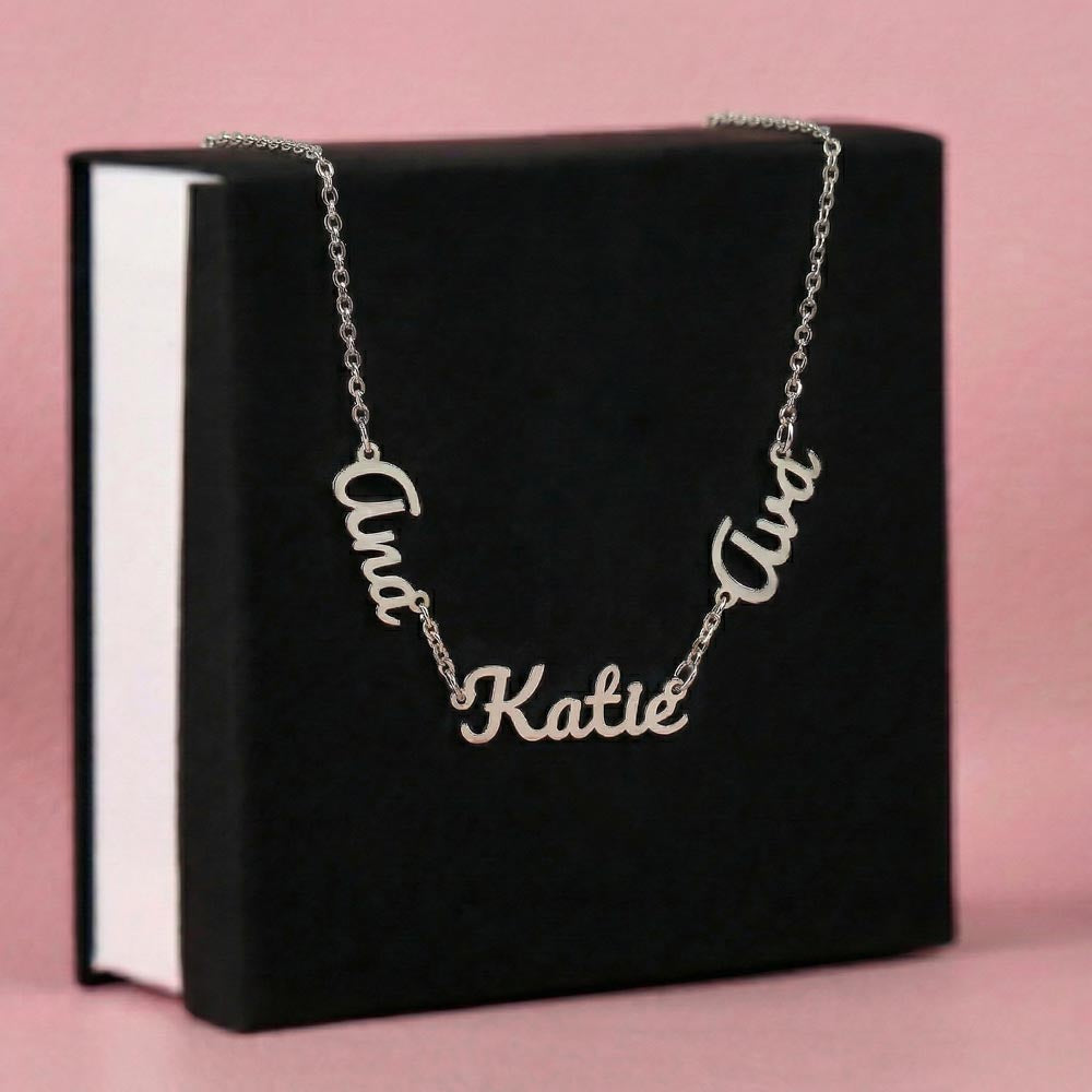 Personalized Multiple Name Necklace