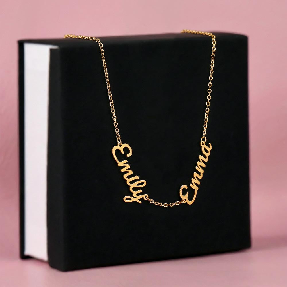 Personalized Multiple Name Necklace