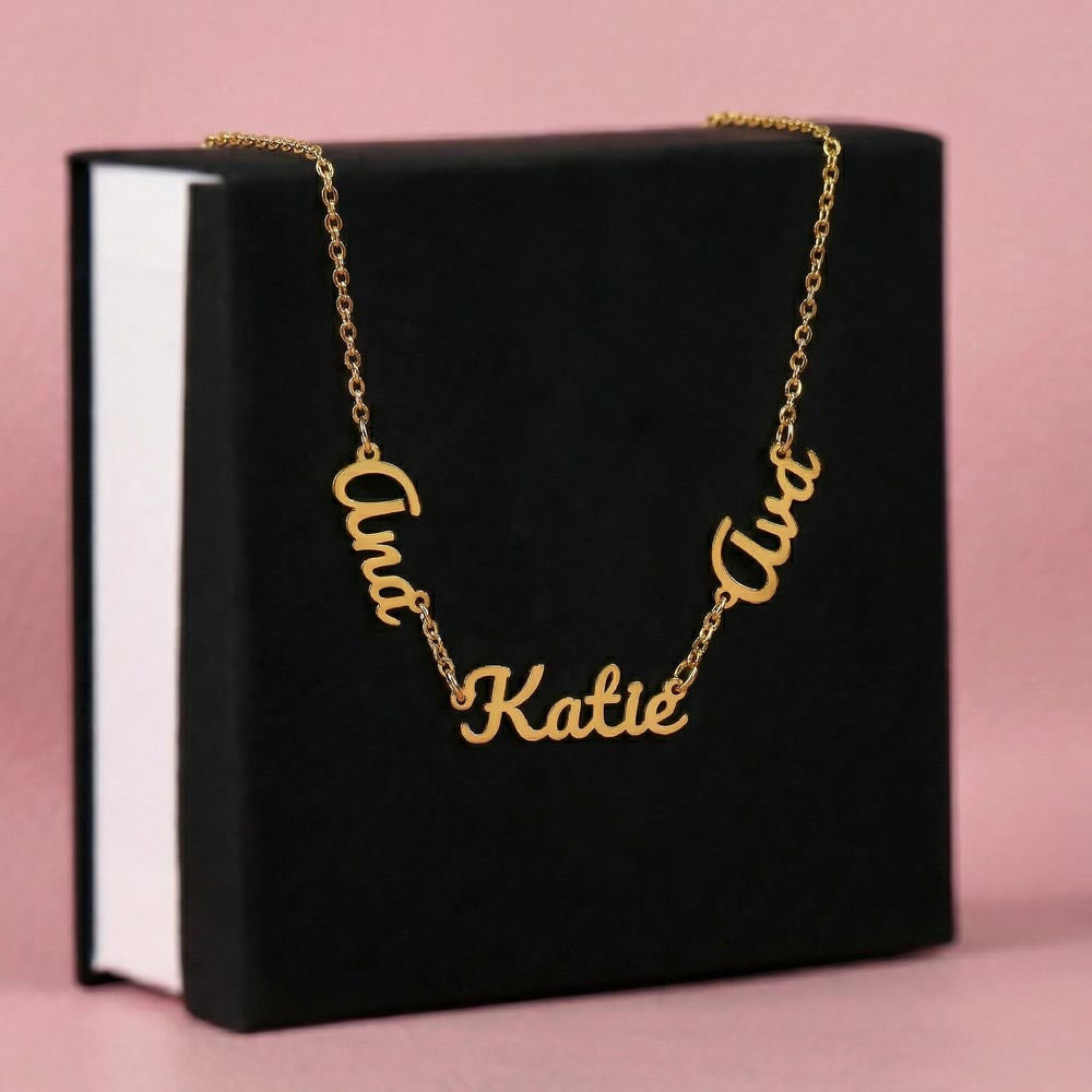 Personalized Multiple Name Necklace