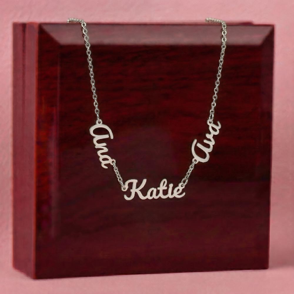Personalized Multiple Name Necklace