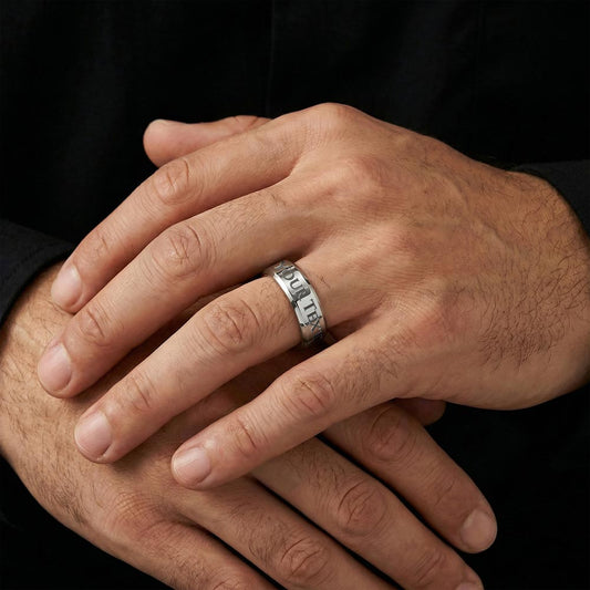 Engraved Men's Ring