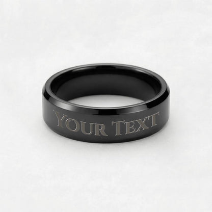 Engraved Men's Ring