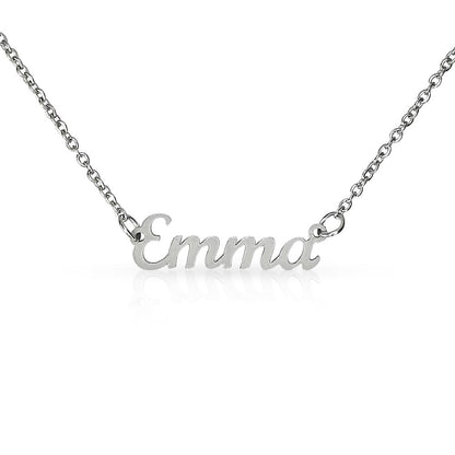One Name Pendant Necklace