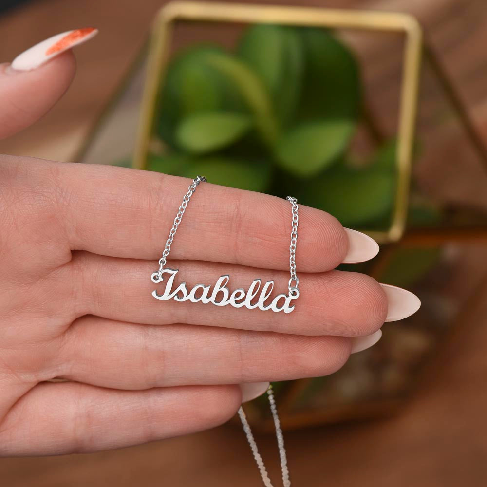One Name Pendant Necklace