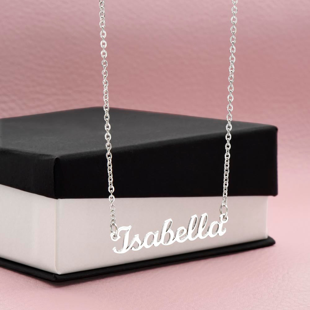 One Name Pendant Necklace