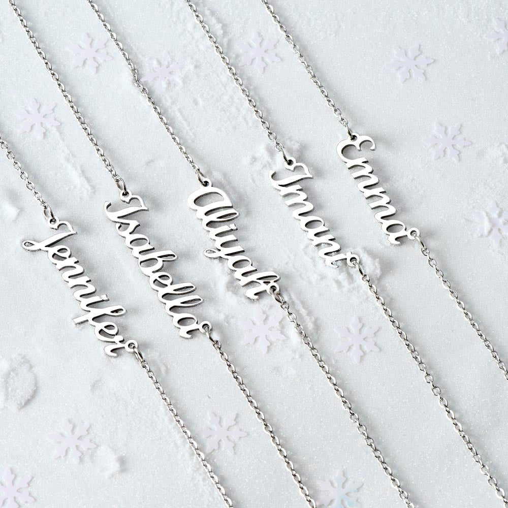 One Name Pendant Necklace