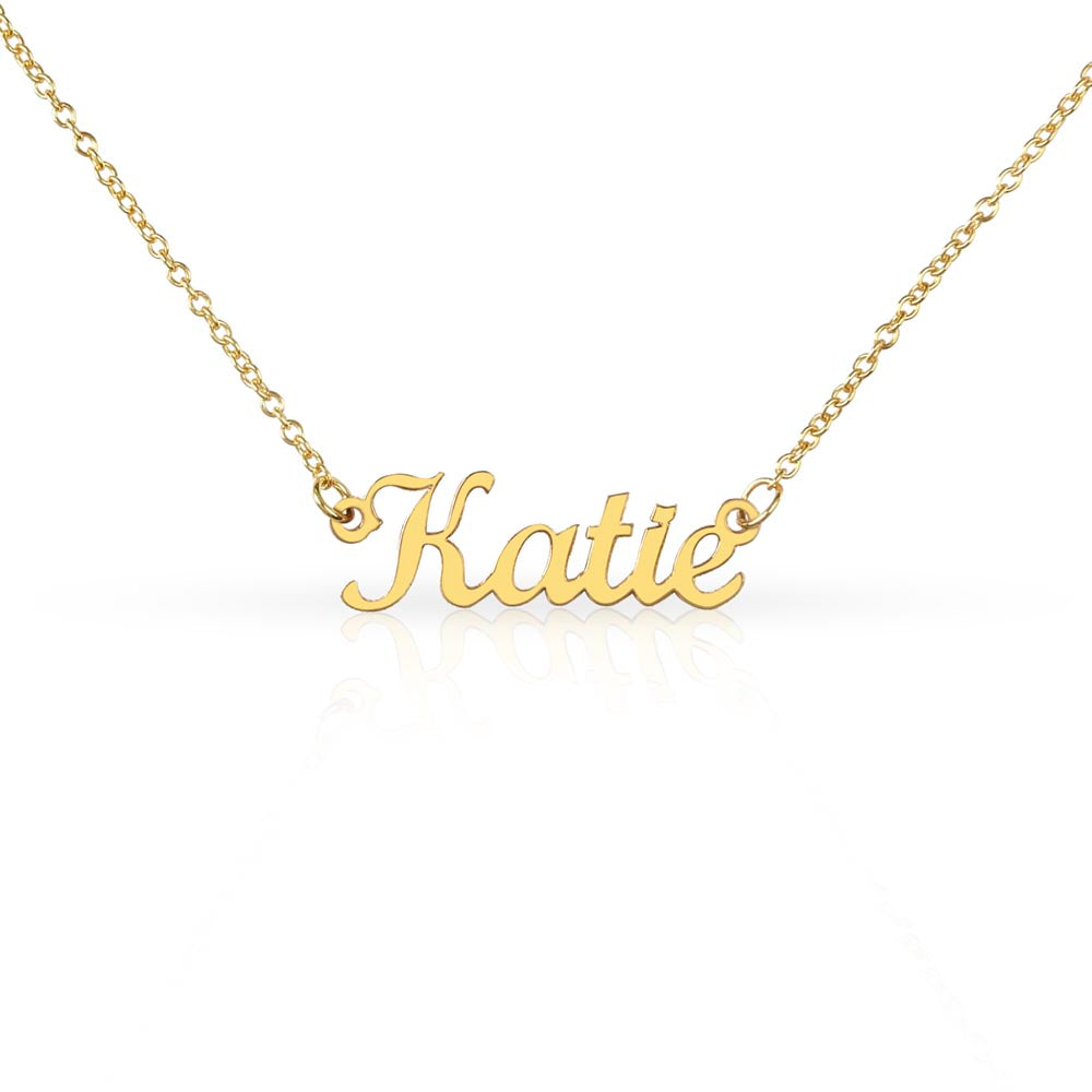 One Name Pendant Necklace