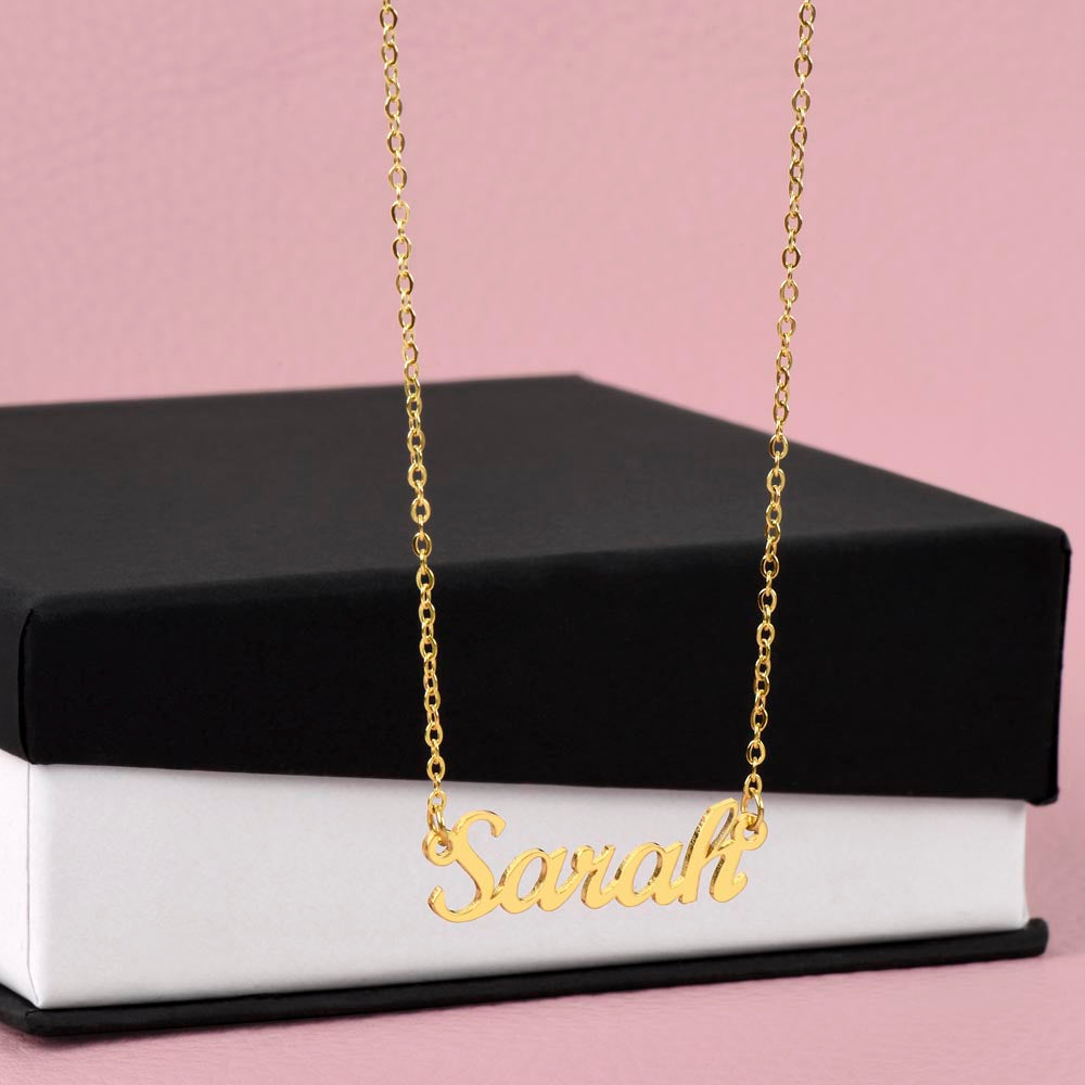 One Name Pendant Necklace