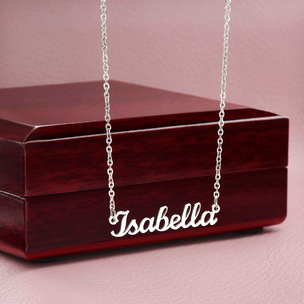 One Name Pendant Necklace