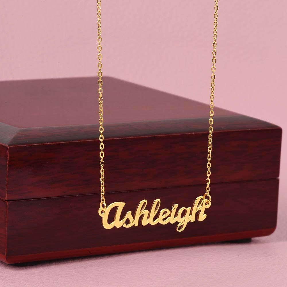 One Name Pendant Necklace