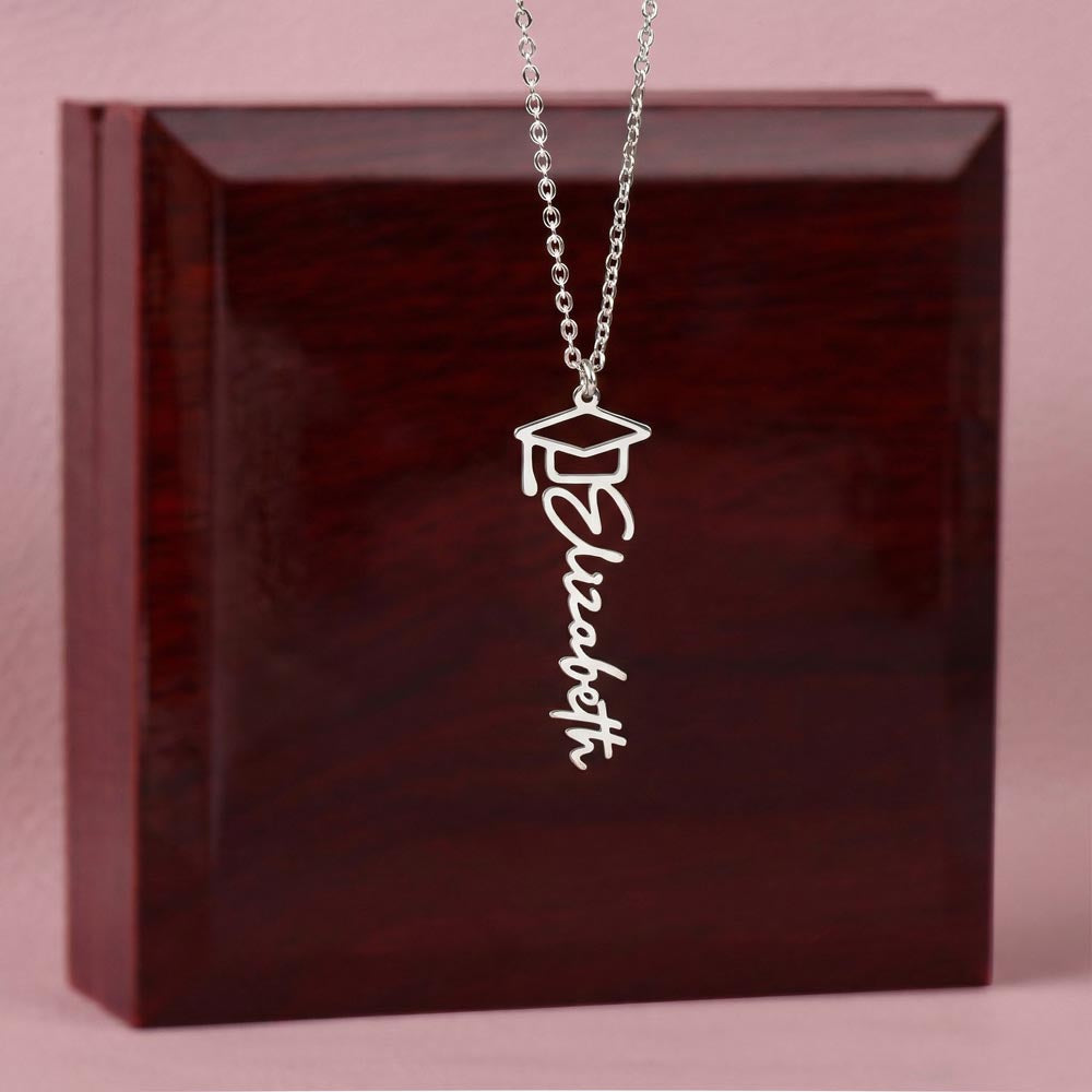 Graduation Name Necklace