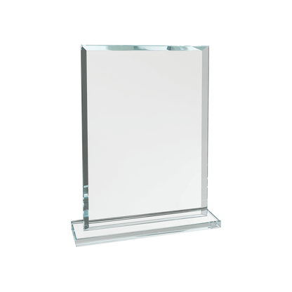 Engraved Rectangle Glass Award – Personalized Corporate, Employee or Recognition Trophy