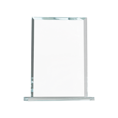 Engraved Rectangle Glass Award – Personalized Corporate, Employee or Recognition Trophy