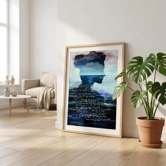 Ethereal Seascape with Figure – Fine Art Print